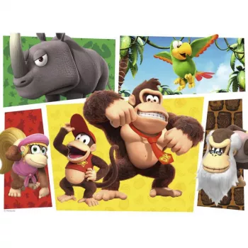 Ravensburger vaikų dėlionė Nintendo Super Mario – The Monkeys Are Loose! (100 dalių)