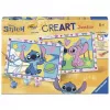 RAVENSBURGER CreArt Junior - Stitch & Angel Piešimas pagal skaičius rinkinys