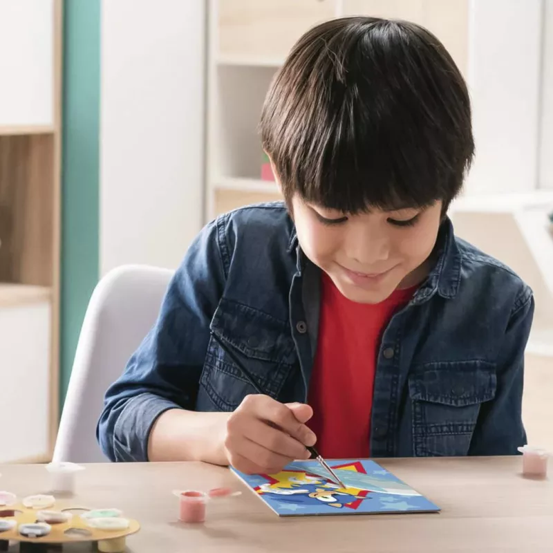 Ravensburger CreArt – Rasender Sonic Paveikslėlių Dažymas Pagal Skaičius Rinkinys