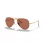 Ray-Ban Aviator Metal II akiniai RB3689 auksiniai šviesiai mėlyni gradientiniai 58mm unisex