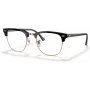 Ray-Ban Clubmaster Classic RB3016 901/BF 51 akiniai nuo saulės – juodas rėmelis, G-15 žali lęšiai
