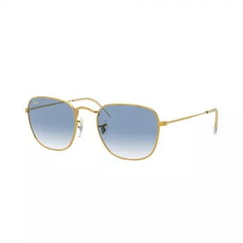Ray-Ban Frank Metal Sunglasses RB385791963F5 Gold Light Blue Gradient 51mm