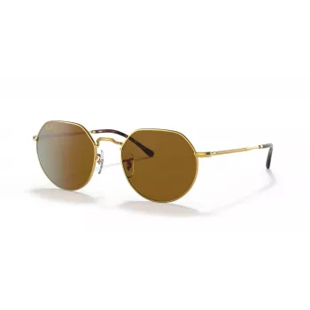 Ray-Ban Frank RB3565 unisex akiniai 53/20/145 mm aukso/rudos spalvos
