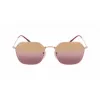 Ray-Ban Hawkeye RB3694 moteriški akiniai nuo saulės, blizgūs juodi, tamsiai pilki gradientiniai stiklai, 53 mm