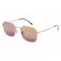 Ray-Ban Hawkeye RB3694 moteriški akiniai nuo saulės, blizgūs juodi, tamsiai pilki gradientiniai stiklai, 53 mm
