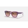 Ray-Ban Junior RB9186S711814 Akiniai nuo saulės - Kvadratinis rėmelis, tamsiai mėlyni lęšiai, 46 mm