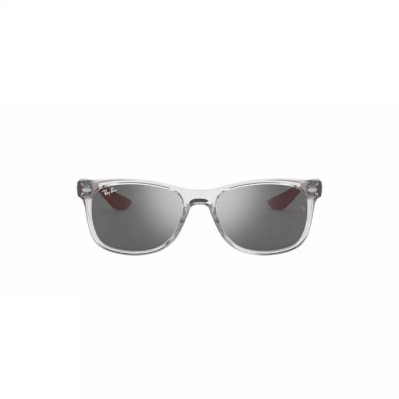 Ray-Ban Junior RJ9052S70636G vaikiški akiniai nuo saulės Skaidriai mėlyni Šviesiai mėlynas gradientas 48mm