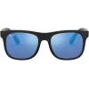 Ray-Ban Junior RJ9069S702855 akiniai, permatomi mėlyni, 48 mm