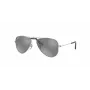 Ray-Ban Junior RJ9506S2126G5 vaikiški pilotiniai akiniai nuo saulės, skaidri mėlyna, pilki gradientiniai lęšiai, 50/13/120 mm