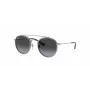 Ray-Ban Junior RJ9647S2908G4 Vaikiški Akiniai nuo Saulės, Kvadratiniai, Skaidriai Pilkas Rėmelis, Pilki Gradientiniai Stiklai, 46 mm