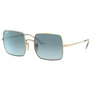 Ray-Ban RB1971-001-3M Square 1971 Akiniai Gold Frame Classic G-15 Green Lens 54mm