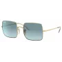 Ray-Ban RB1971-001-3M Square 1971 Akiniai Gold Frame Classic G-15 Green Lens 54mm