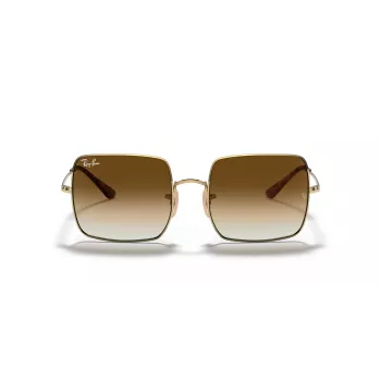 Ray-Ban RB1971-914751 Square 1971 akiniai - Poliruotas auksinis rėmelis, rudi gradientiniai lęšiai, 54 mm