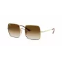 Ray-Ban RB1971-914751 Square 1971 akiniai - Poliruotas auksinis rėmelis, rudi gradientiniai lęšiai, 54 mm