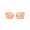 Ray-Ban RB1971 Square 1971 Classic Akiniai Auksiniai Rožinės-Rudos Gradientiniai 54mm