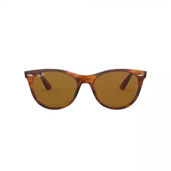 Ray-Ban RB2185 Wayfarer II akiniai nuo saulės, dryžuota Havana, rudi gradientiniai stiklai, 52 mm | Kur.lt