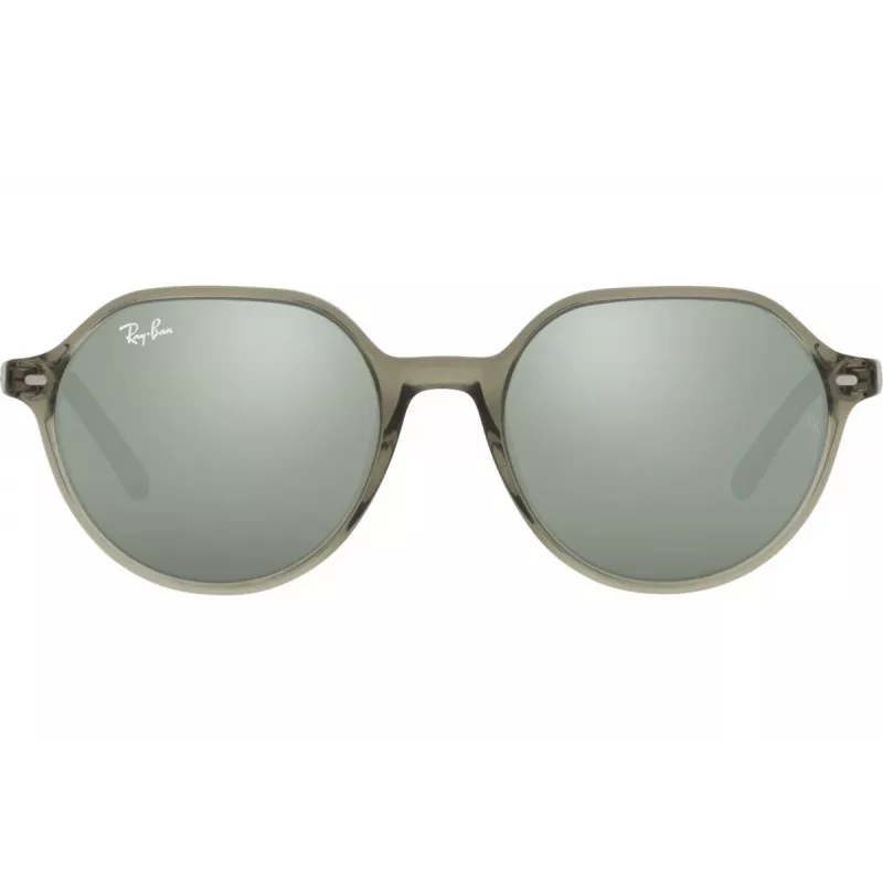 Ray-Ban RB2195 Hawkeye Akiniai Skaidriai Pilki Šviesiai Mėlynai/Violetiniai Gradientiniai 51mm