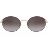 Ray-Ban RB3594-9114U0 Hexagonal Akiniai Saulės Akiniai Unisex 53/20/145 mm Auksinis Rėmelis Šviesiai Rudi Gradientiniai Lęšiai