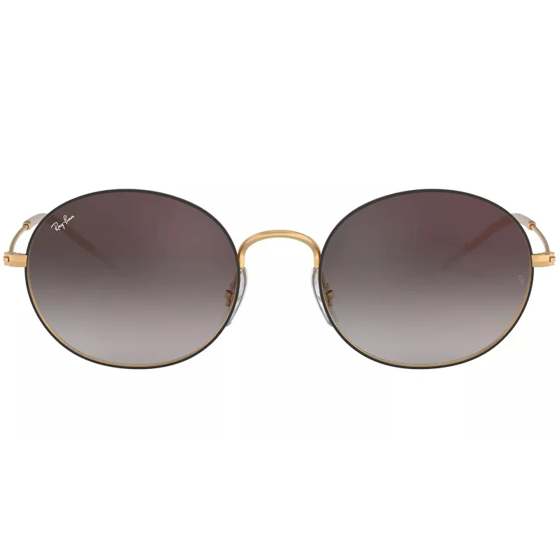 Ray-Ban RB3594-9114U0 Hexagonal Akiniai Saulės Akiniai Unisex 53/20/145 mm Auksinis Rėmelis Šviesiai Rudi Gradientiniai Lęšiai