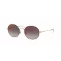 Ray-Ban RB3594-9114U0 Hexagonal Akiniai Saulės Akiniai Unisex 53/20/145 mm Auksinis Rėmelis Šviesiai Rudi Gradientiniai Lęšiai