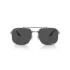 Ray-Ban RB3699 Unisex akiniai nuo saulės, gunmetal rėmelis, pilki gradientiniai lęšiai, 56 mm