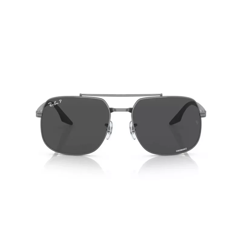 Ray-Ban RB3699 Unisex akiniai nuo saulės, gunmetal rėmelis, pilki gradientiniai lęšiai, 56 mm