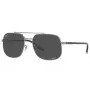 Ray-Ban RB3699 Unisex akiniai nuo saulės, gunmetal rėmelis, pilki gradientiniai lęšiai, 56 mm