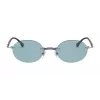 Ray-Ban RB8060-004-80 Unisex Pilot Aviator akiniai Gunmetal pilka 54mm
