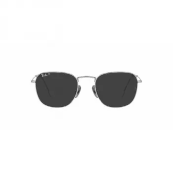 “Ray-Ban RB8157 Titanium” akiniai nuo saulės, auksinis rėmelis, mėlynai/pilki gradientiniai lęšiai 48 mm