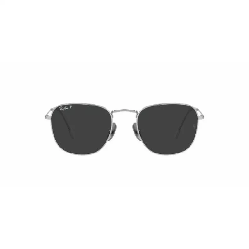 “Ray-Ban RB8157 Titanium” akiniai nuo saulės, auksinis rėmelis, mėlynai/pilki gradientiniai lęšiai 48 mm