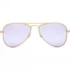 Vaikiški Ray-Ban RJ9506S2494V5 akiniai nuo saulės – peršviečiamas mėlynas rėmelis, mėlynų gradientinių lęšių, 50 mm