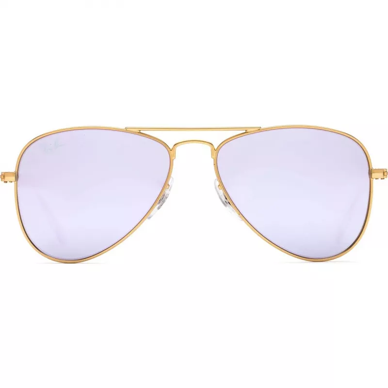 Vaikiški Ray-Ban RJ9506S2494V5 akiniai nuo saulės – peršviečiamas mėlynas rėmelis, mėlynų gradientinių lęšių, 50 mm