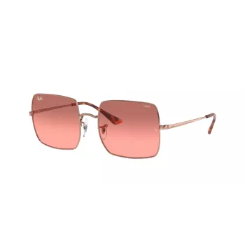 Ray-Ban Square 1971 RB1971 akiniai Gold Dark Grey 54mm Unisex