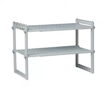 RAYEN 6018 Ištraukiama kriauklės lentyna pilka 320–570 mm