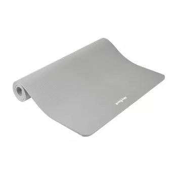 REBEL ACTIVE mankštos kilimėlis 190x115x2 cm NBR pilkas – joga, pilatesas, fitnesas