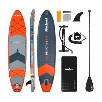 REBEL ACTIVE RBA-4500 pripučiama SUP lenta 350 cm, oranžinė