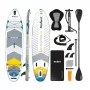 Pripučiama irklenčių lenta REBEL Active SUP Board RBA-4507-WH 10'6 inch balta/mėlyna