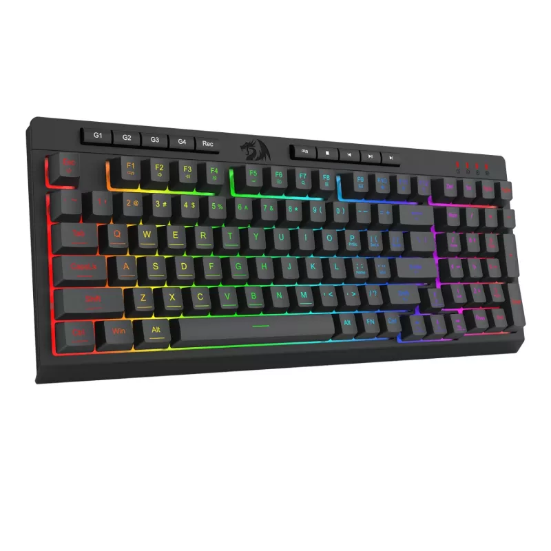 Redragon 4-in-1 Gaming Combo: RGB klaviatūra, pelė, kilimėlis ir ausinės