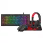 Redragon 4-in-1 Gaming Combo: RGB klaviatūra, pelė, kilimėlis ir ausinės