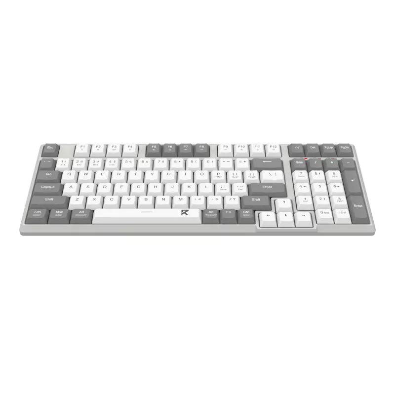 Redragon BK-7113 SCISSOR pilno dydžio laidinis USB žaidimų klaviatūra - RGB foninis apšvietimas, žemo profilio žirkliniai jungikliai, 104 klavišai, Anti-Ghosting, juoda