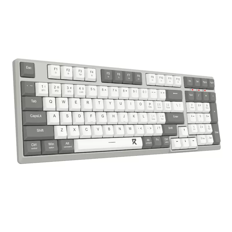 Redragon BK-7113 SCISSOR pilno dydžio laidinis USB žaidimų klaviatūra - RGB foninis apšvietimas, žemo profilio žirkliniai jungikliai, 104 klavišai, Anti-Ghosting, juoda