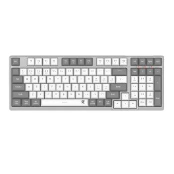 Redragon BK-7113 SCISSOR pilno dydžio laidinis USB žaidimų klaviatūra - RGB foninis apšvietimas, žemo profilio žirkliniai jungikliai, 104 klavišai, Anti-Ghosting, juoda