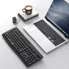 Redragon BK-7367 pilno dydžio ergonomiška belaidė membraninė biuro klaviatūra - juoda