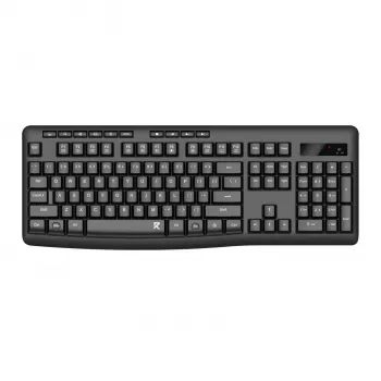 Redragon BK-7367 pilno dydžio ergonomiška belaidė membraninė biuro klaviatūra - juoda