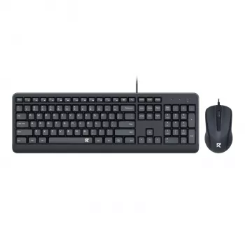 Redragon BS-7092 laidinis žaidimų klaviatūros ir pelės rinkinys, RGB foninis apšvietimas, 3200 DPI, juoda