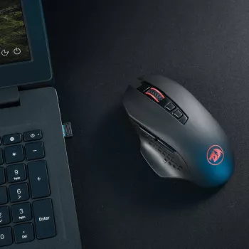Redragon GAINER M656 belaidė žaidimų pelė 4000DPI - juoda
