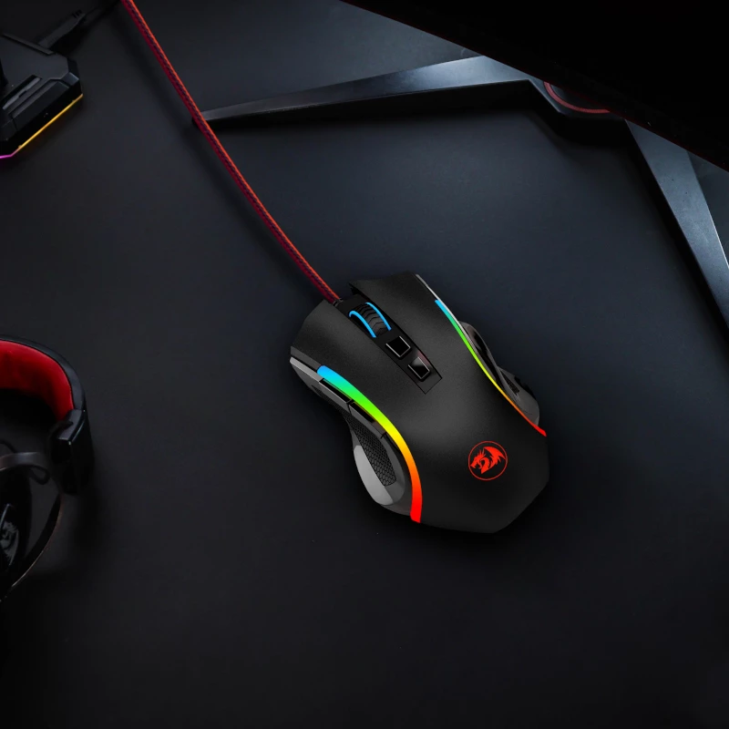 REDRAGON GRIFFIN 7200DPI žaidimų pelė - juoda
