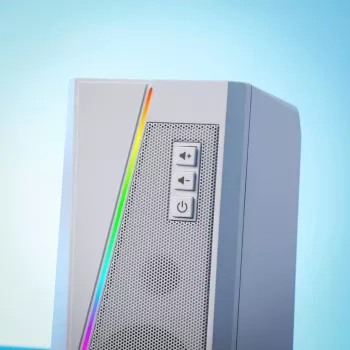 Redragon GS20W ANVIL 3W 2.0 RGB stereo kompiuterio garsiakalbiai - balti