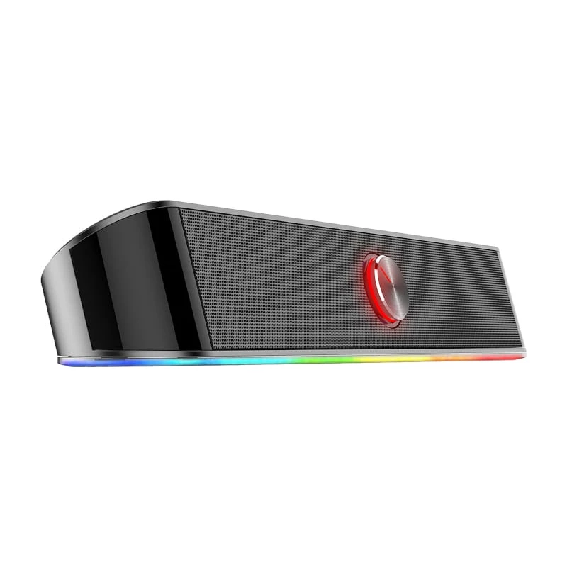 Redragon GS560 Adiemus 2.0 RGB USB/Aux žaidimų garso juosta – juoda