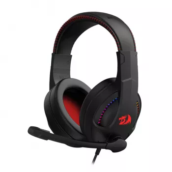 Redragon H211 CRONUS Virtual 7.1 erdvinio garso RGB laidinės ausinės žaidimams - juodos